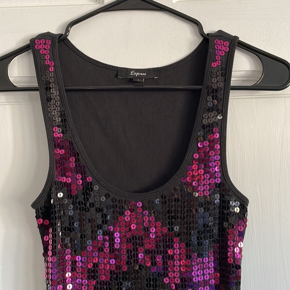 Express sequin tank - Picture 2 of 3